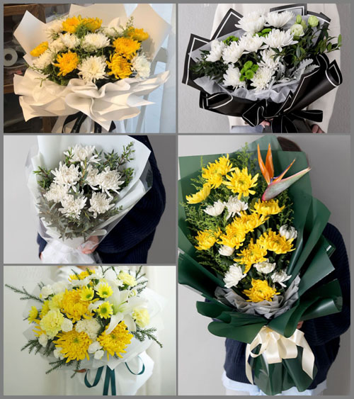 广东汕尾市海丰县陶河镇陶东村白事花束代送